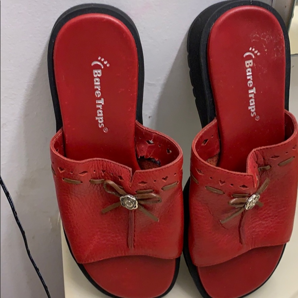 COPY - Red sandals Delilah 6.5 .